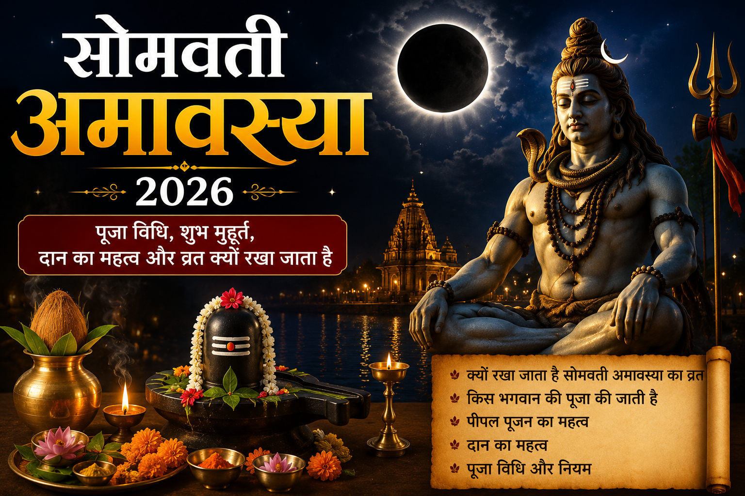 Somvati Amavasya 2026: Why Is Somvati Amavasya Observed? Know the Auspicious Timings, Puja Rituals, Significance, and Which Deities Are Worshipped